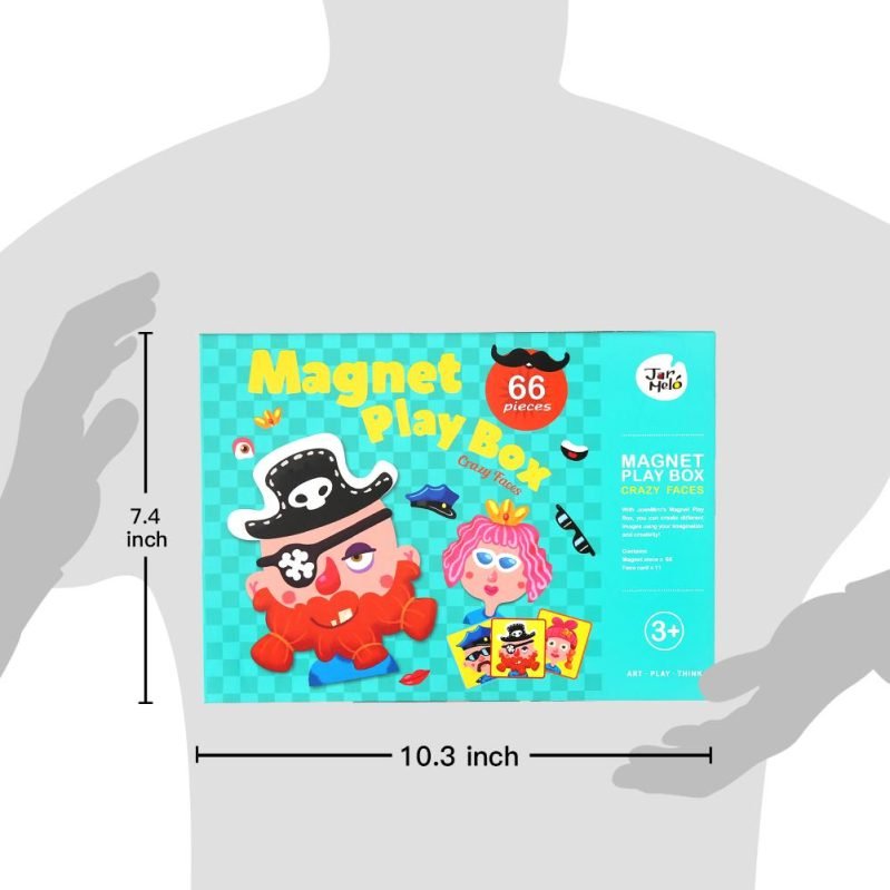 Magnet play box- crazy faces, Jar Meló. - Imagen 4