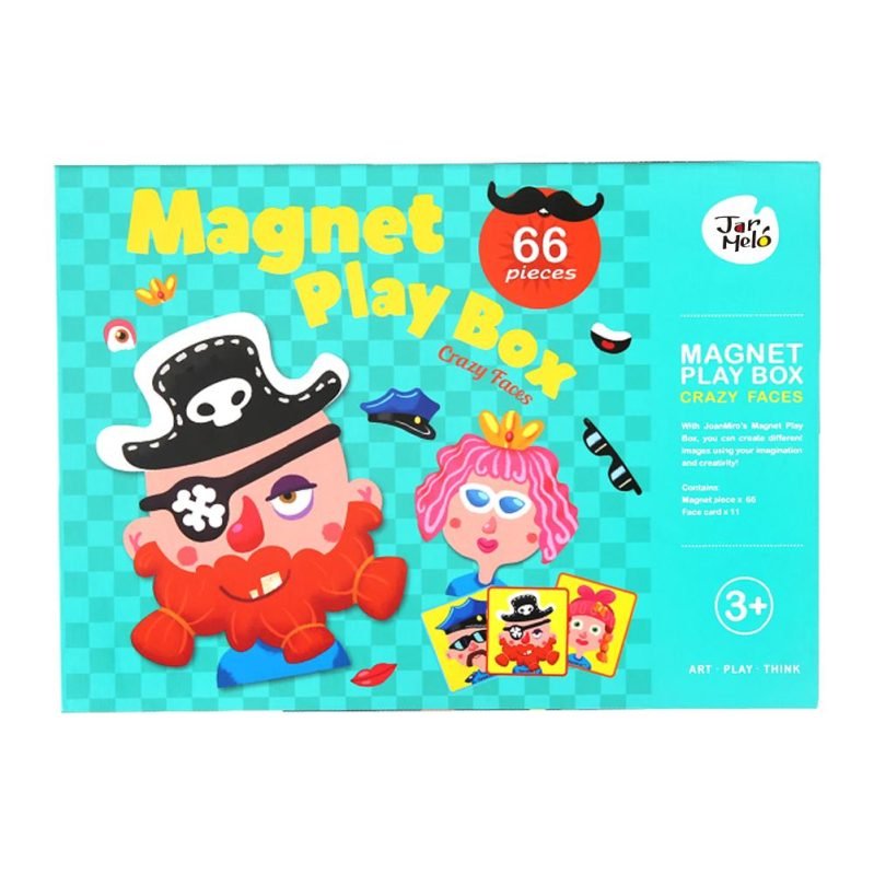 Magnet play box- crazy faces, Jar Meló.