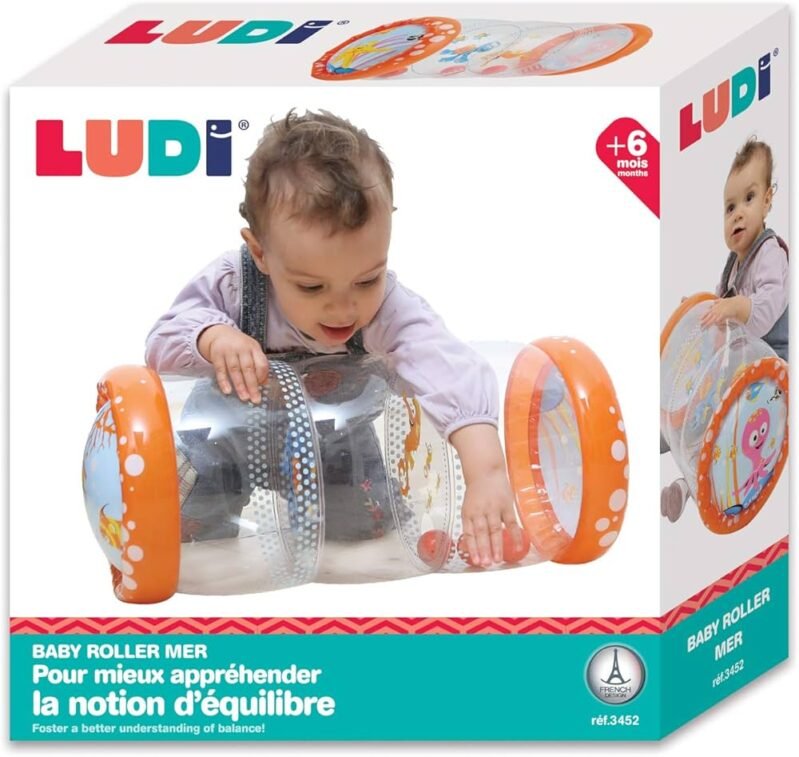 Cilindro inflable estimulador para bebé - LUDI