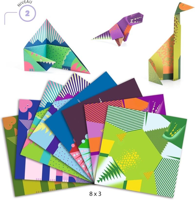 Origami Nivel 2, Dinosaurios - Djeco - Imagen 2