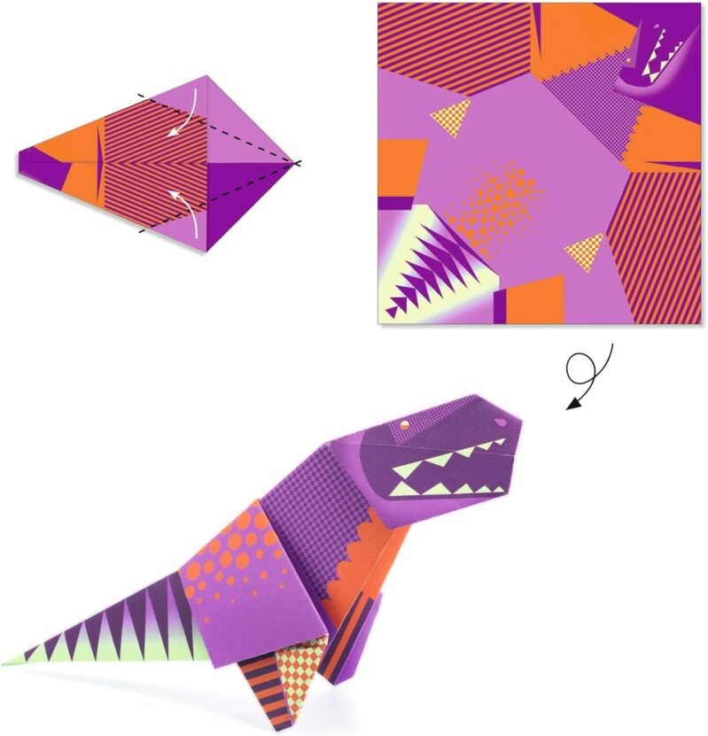 Origami Nivel 2, Dinosaurios - Djeco - Imagen 5