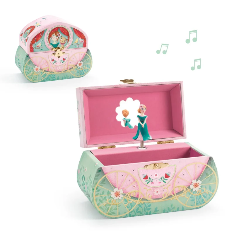 Caja Musical y Joyero, Carruaje - Djeco