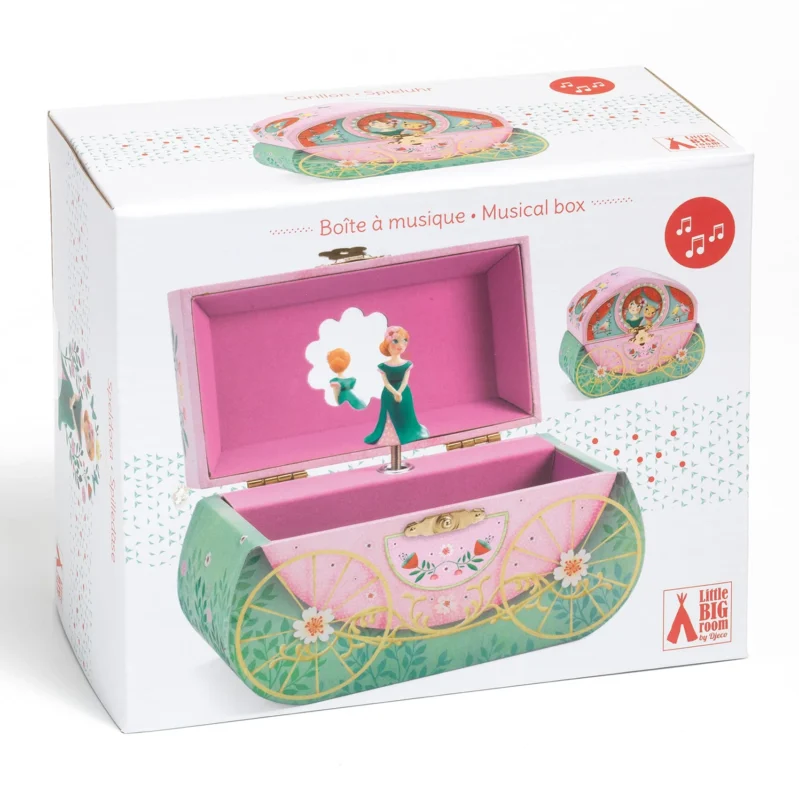 Caja Musical y Joyero, Carruaje - Djeco - Imagen 5