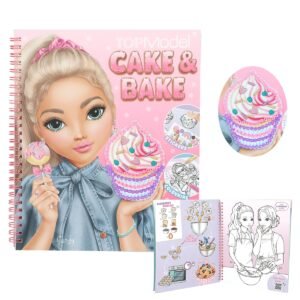 Libro Cake And Bake stickers, colorear y actividades - TopModel
