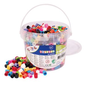 Ironing Beads XL, 10 colores variados en balde 900p- PlayBox